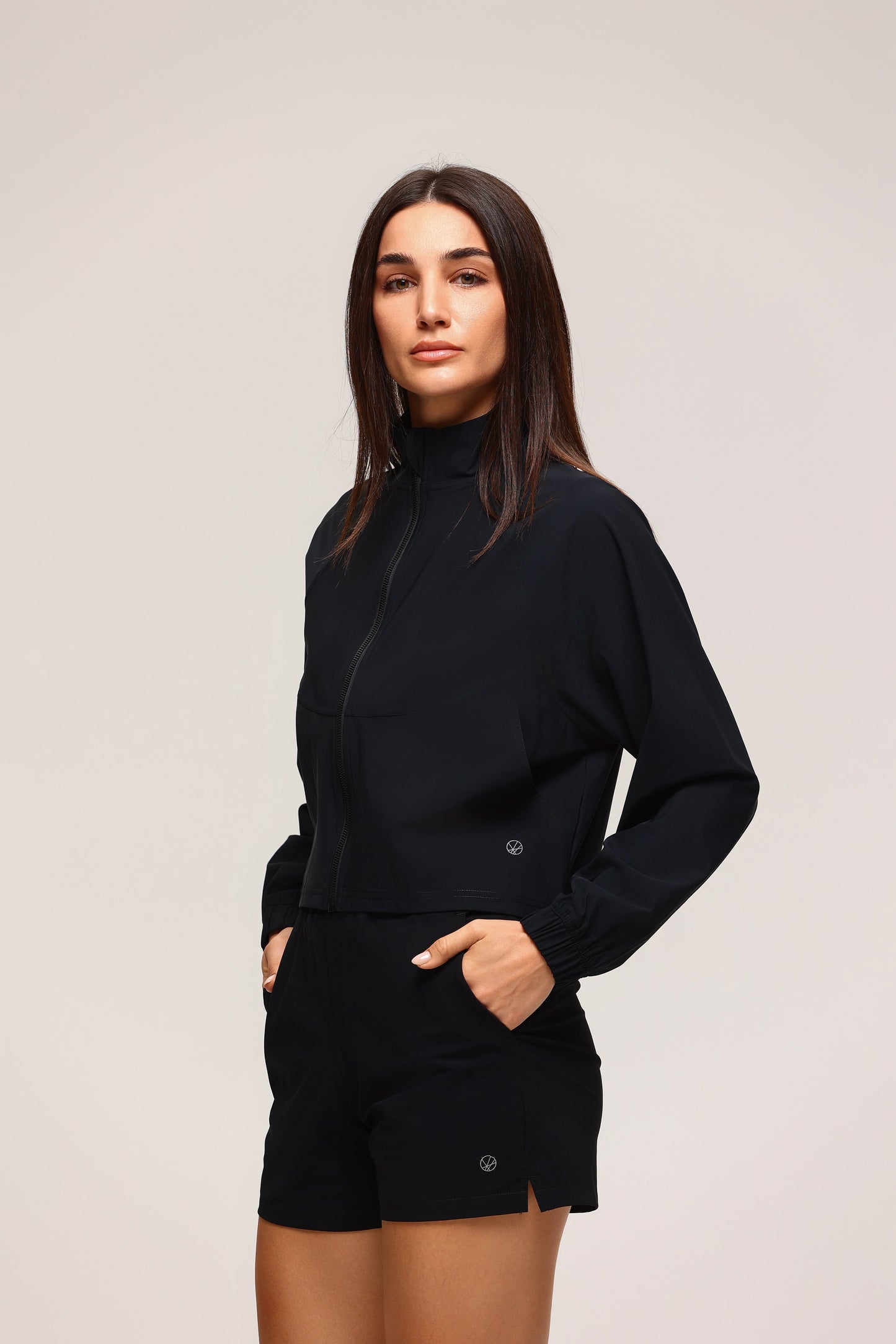 LUNA Shorts + BREEZE Jacket (Black)